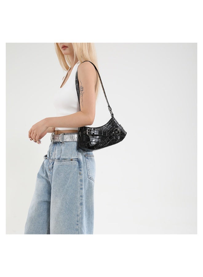 KUYING New Fashionable Simple Retro Underarm Bag  - Image 2