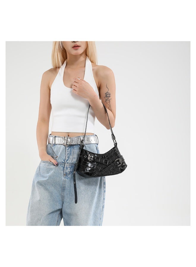 KUYING New Fashionable Simple Retro Underarm Bag  - Image 3