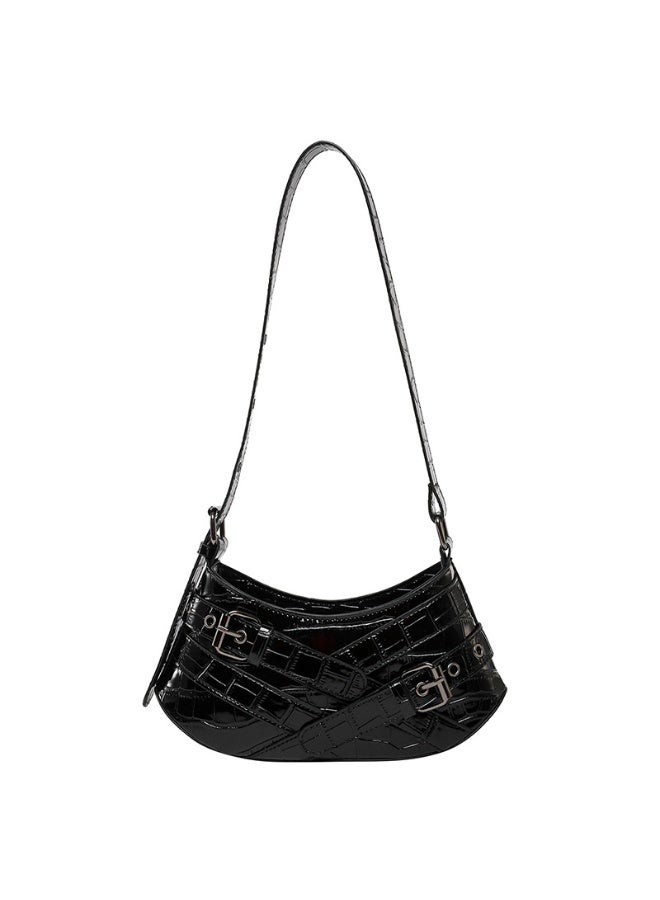 KUYING New Fashionable Simple Retro Underarm Bag  - Image 1