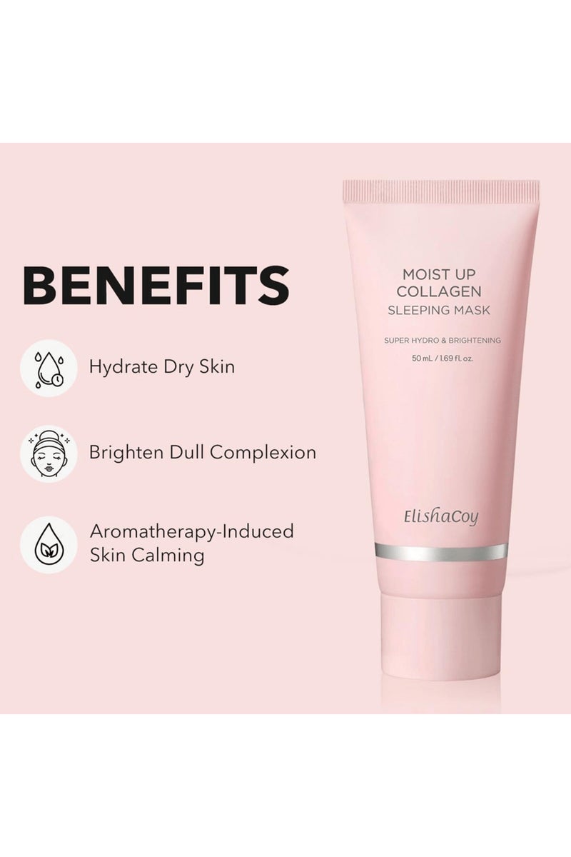 elishacoy Elishacoi Collagen Hydrating Sleeping Mask - 50ml 1+1 - Image 3