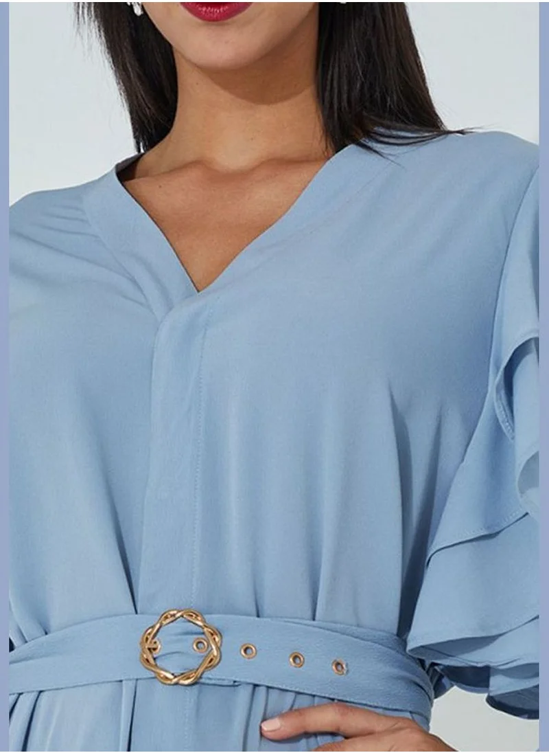 Aeropostale Puffy Frilled Sleeve Abaya