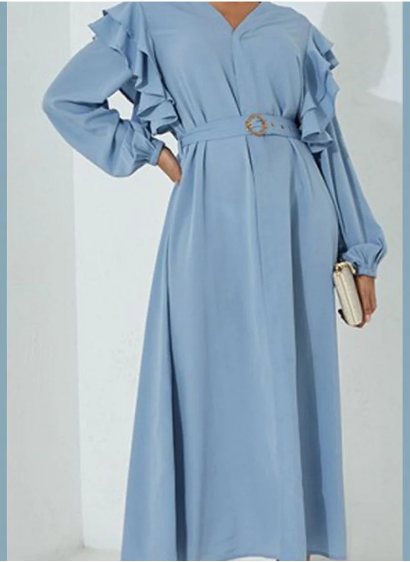 Aeropostale Puffy Frilled Sleeve Abaya