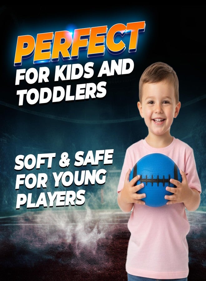 PlayBolt 6-Inch Mini Footballs for Kids (Pack of 5) - Inflatable PVC Football Toys for Boys & Girls w/ Hand Pump, Easy to Grip Small Sports Balls for Backyard, Recess, Party Favor, Indoor/Outdoor, Colorful - Image 5