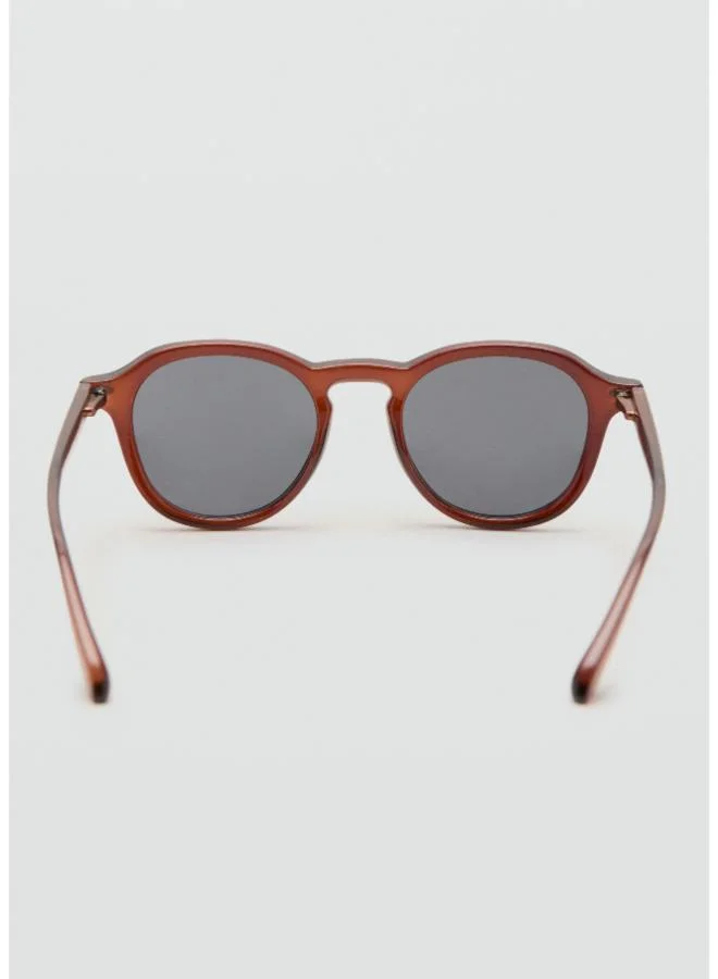 Mango Man Semi-transparent frame sunglasses