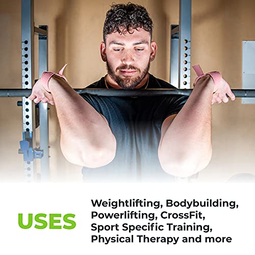 Gradient Fitness Lifting Straps | Wrist Straps for Weightlifting, Deadlift Straps,Lifting Straps for weightlifting,Straps for weight lifting,Weight Lifting Straps for Men/Women,Gym Lifting Grips (P) - Image 3