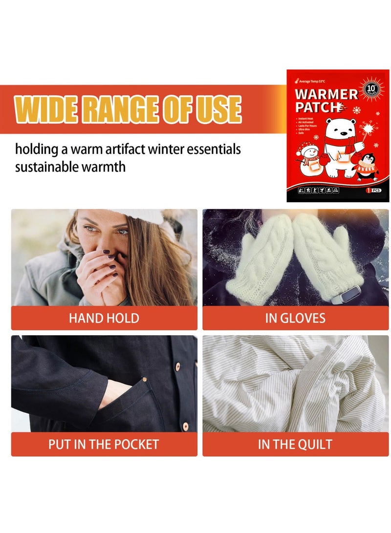 Day Wins 15 PCS Warmer Patch Body u0026 Hand Warmers - Long Lasting Natural Odorless Air Activated Warmers - Up to 10 Hours of Heat, Hot Warmer Patch for Skiing, Winter Hiking, Outdoor Camping - 15 Pack - Image 4