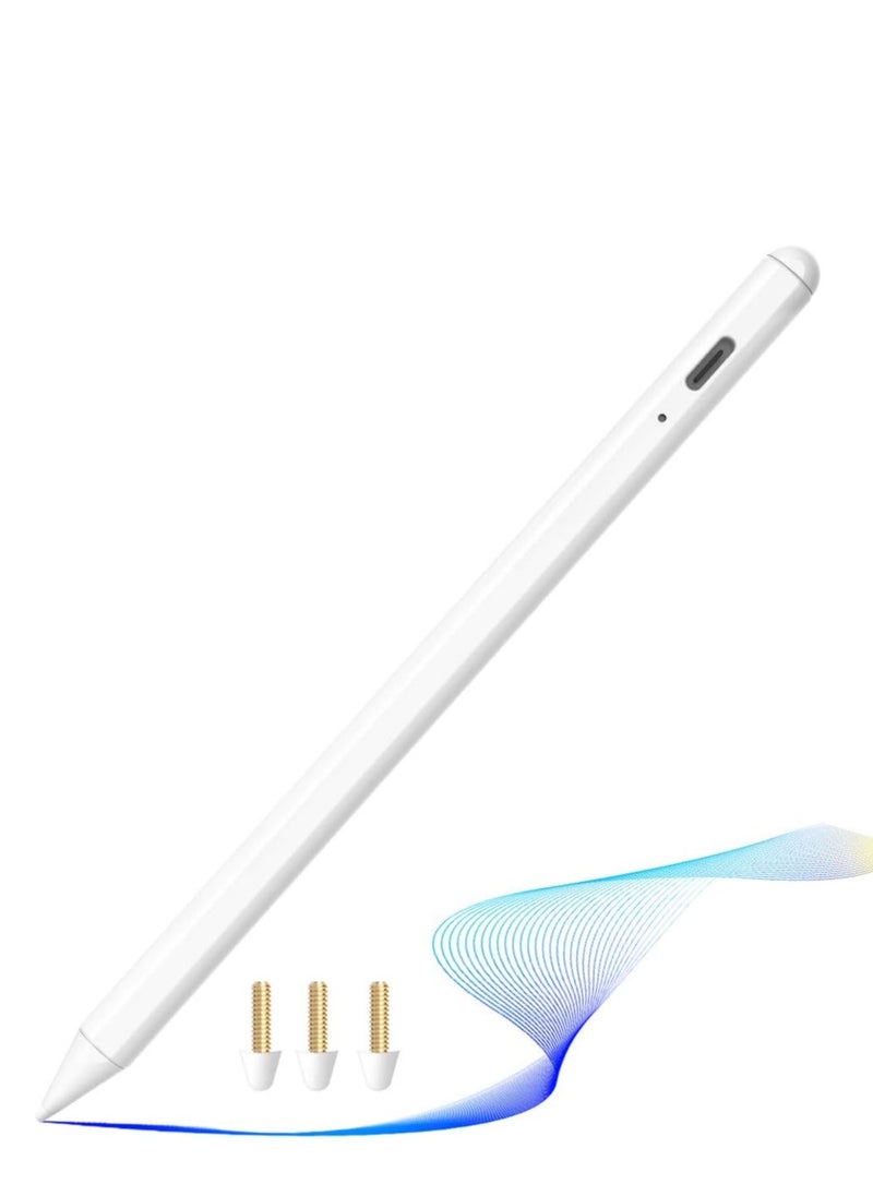 Stylus Pen for iPad 9th&10th Gen, Apple Pencil 2nd Generation, 2X Fast Charge Apple Pen for iPad 2018-2023, iPad Pencil for iPad Pro 11/12.9 3/4/5 Gen, iPad Mini 5/6, iPad 6/7/8, iPad Air 3/4/5,White  - Image 2