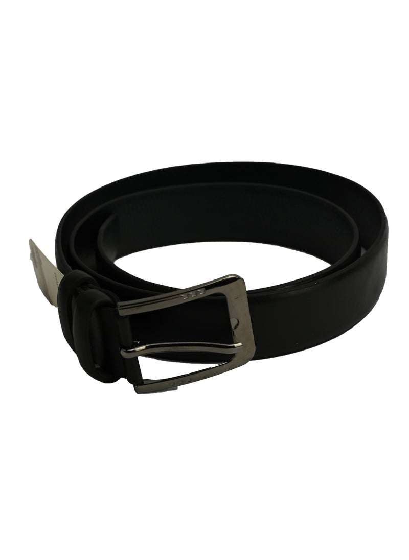 Generic - Mens Dress Belt, Solid Leather Belt for Casual Wear, Adjustable Leather Belt for Perfect Fit, Mens Belt Leather - Black - Image 1