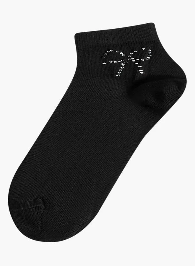 Celeste Pack of 2 Ankle Length Cotton Socks