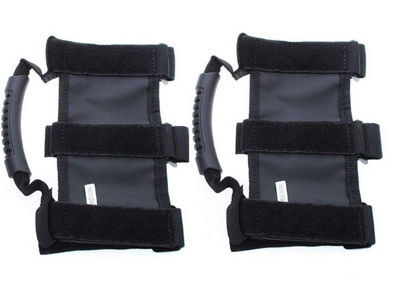 KAFEEK Roll Bar Grab Handle Compatible with Jeep Wrangler TJ YJ JK(Pack of 2) - Image 3