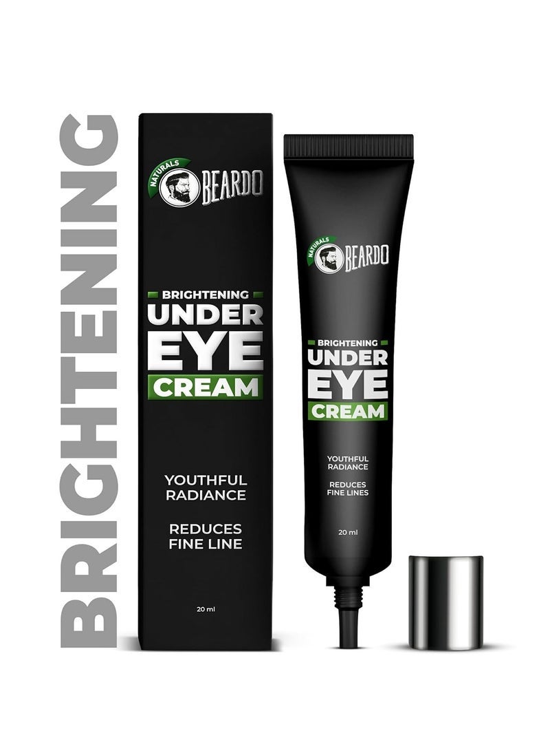 Beardo Brightening Under Eye Cream for Men | Dark Circle Remover for Men | Eyelift with Under Eye Mask | Eye Cream for Dark Circles Removal | Reduces Dark Circles, Wrinkles & Fine Lines | 20ml - Image 2