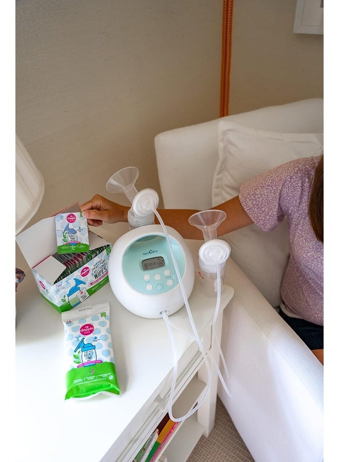 Dapple Baby Breast Pump Wipes, 25 Count, Fragrance Free, Plant Based & Hypoallergenic - Image 5