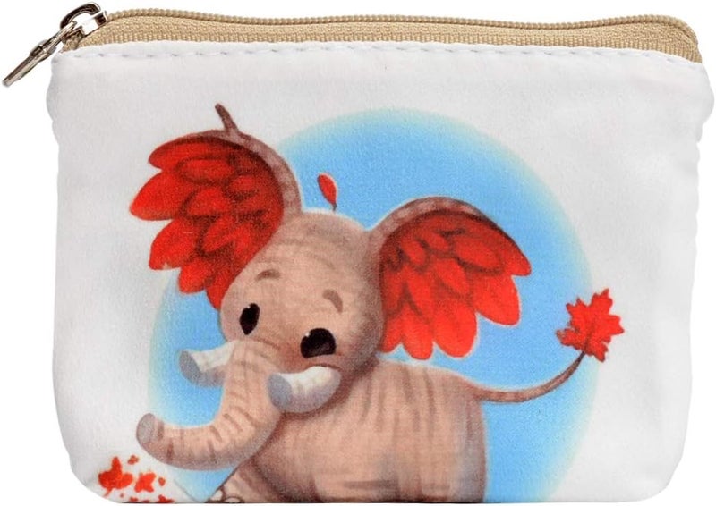 ARRIZO Women and Girls Cute Fashion Coin Purse Wallet Bag Change Pouch Key Holder - Image 1