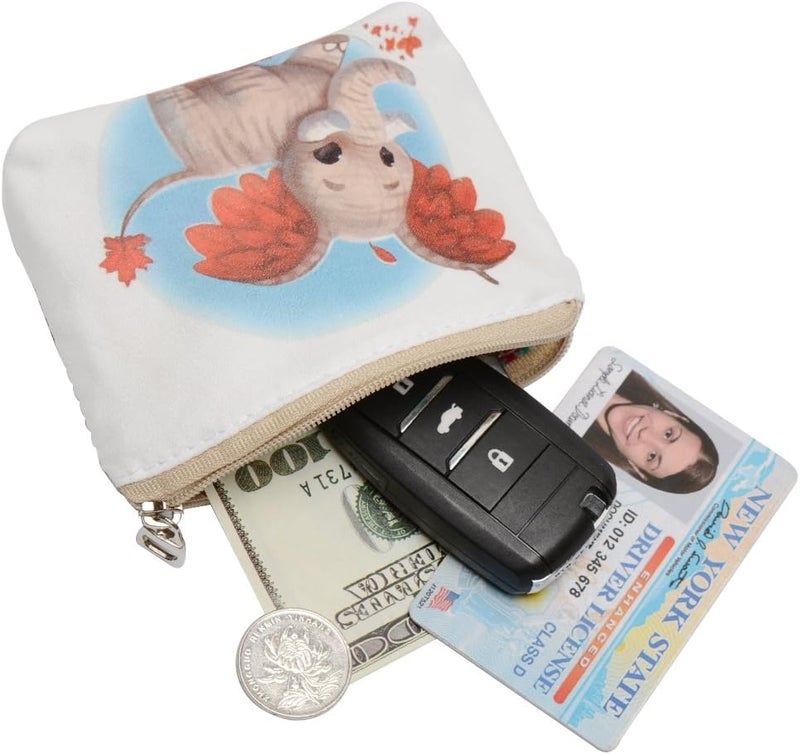 ARRIZO Women and Girls Cute Fashion Coin Purse Wallet Bag Change Pouch Key Holder - Image 5