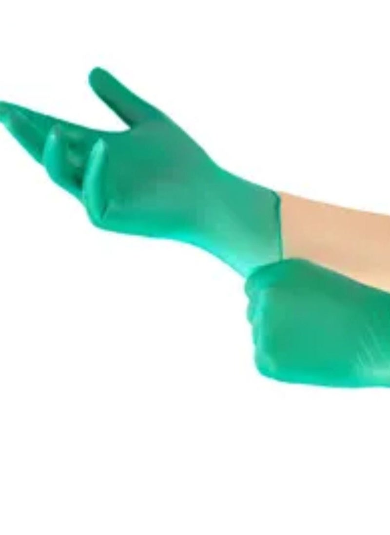 Zalcoon Vinyl Green Disposable Gloves, 4 Mil | Powder-Free, Smooth, Non-Sterile, Pack of 100 Pieces  - Image 2