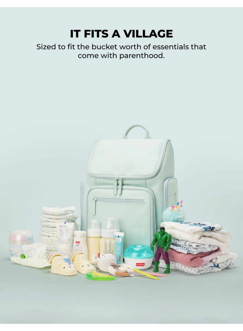 Mokobara The Tinker Diaper Backpack - Premium Soft-Touch Polyurethane Material | Nomnom - Image 5