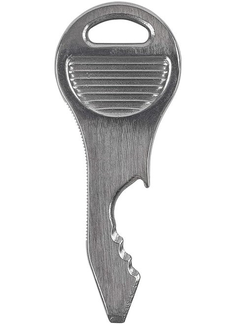 Kmtqk 11 R3 Doohickey Quickey Tool Stainless Steel 5 In 1 Key Chain Multi Tool With Key Hole Attachment Silver