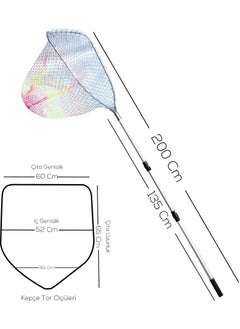 Bauer LNK-040 Telescopic Fishing Line Torlu Triangle Fishing Bucket 200 cm (65 x 60)  - Image 5