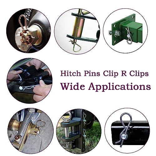 Alloygold 20 Pc 5 Size Stainless Steel Cotter Clip Kit for Hitch Pin Lock, Garage, Trucks, Engine Repair - Image 2