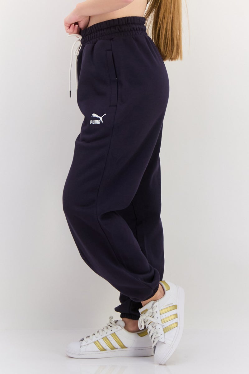 PUMA Women Relaxed Fit Training Team Sweatpants, Navy - Image 2