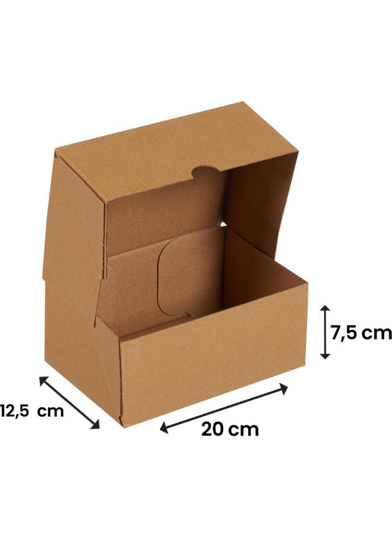 Packanya 20x12,5x7,5-1000 Pieces Cut Box - Internet and Shipping Box  - Image 1