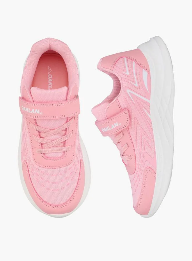 Oaklan By Shoexpress Girls Hook & Loop School Running Shoes