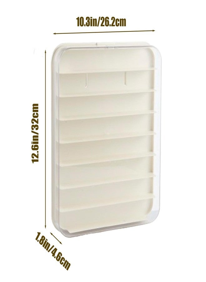 WMM حافظة عرض شفافة لشخصيات الميني فيجر، صندوق عرض شخصيات مثبت على الحائط، خزانة عرض متعددة الطوابق لشخصيات الميني فيجر مناسبة لجمع الشخصيات العمل تحت 1.57 بوصة - Image 3