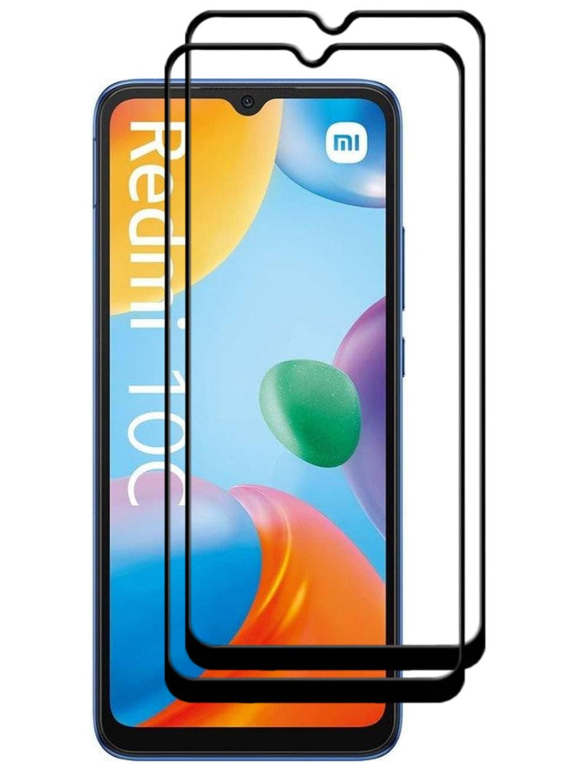 ACLIX 2 Pieces Antistatic ESD Dustproof Premium Quality High Definition Tempered Glass Screen Protector Designed For Xiaomi Redmi 10C - Image 1