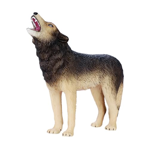 MOJO Timber Wolf (Howling) Realistic International Wildlife Hand Painted Toy Figurine - Image 5