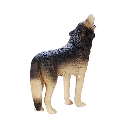 MOJO Timber Wolf (Howling) Realistic International Wildlife Hand Painted Toy Figurine - Image 2