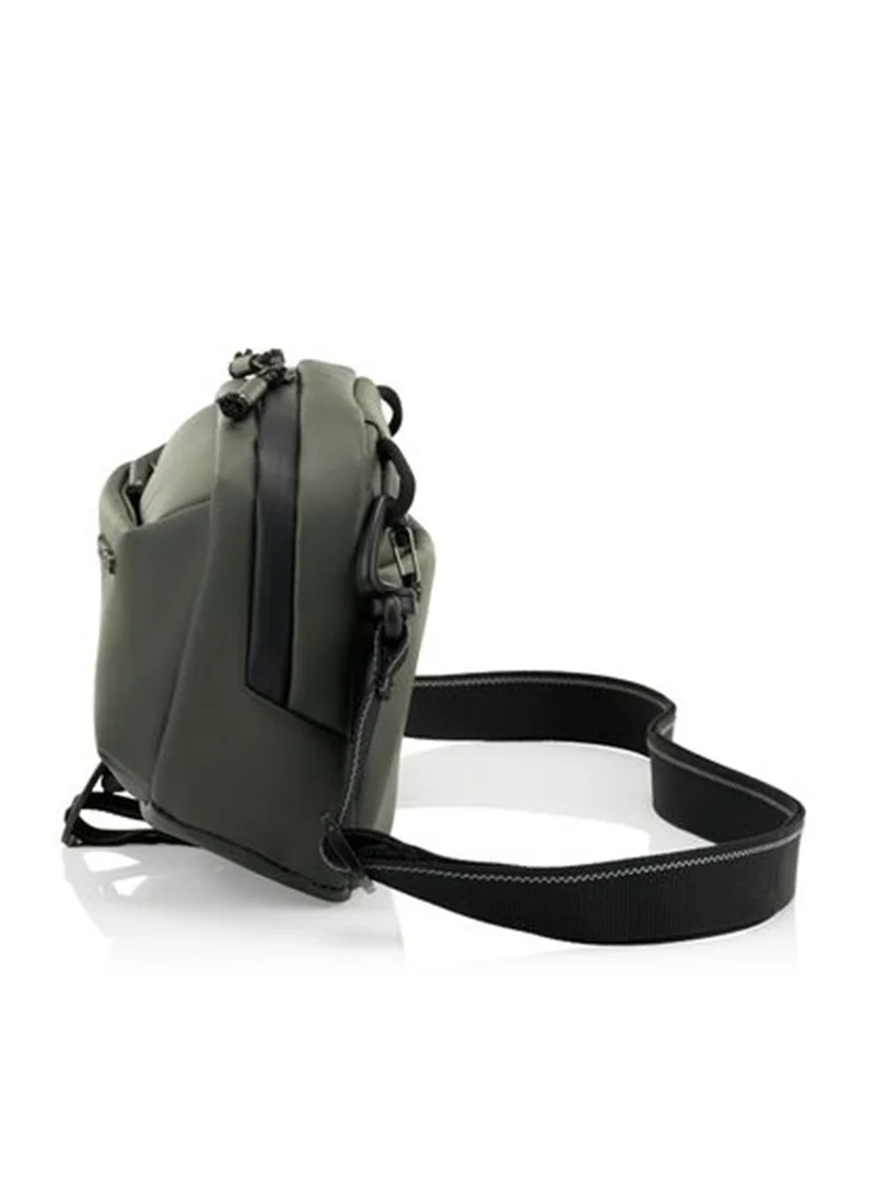 Samsonite Urbanix Crossbody Bag, 100% Polyester, Olive Green|Antimicrobial Treated Lining|Comfortable Design|Lightweight & Durable|RPET|Adjustabls Strap - 3 Years International Warranty