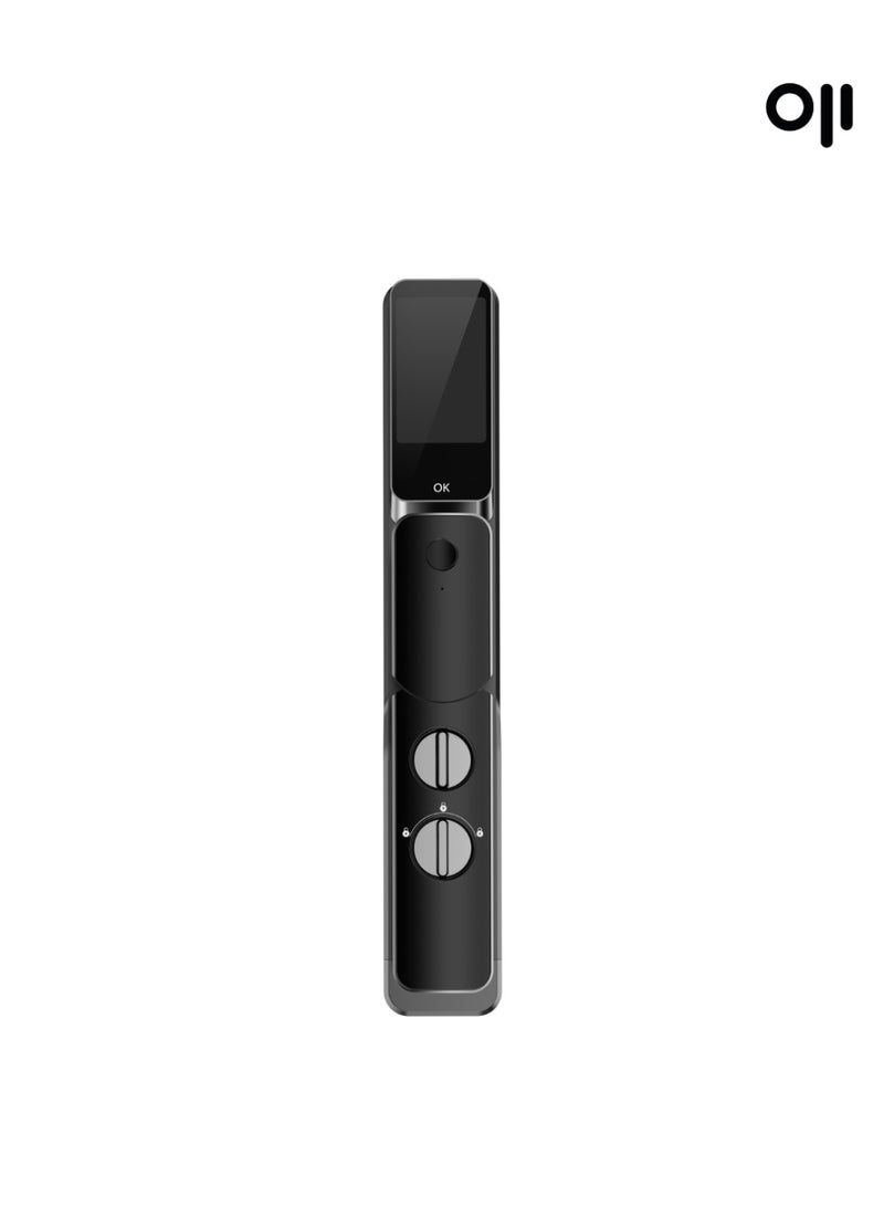 أوجي سمارت Oji FaceLock Vision Smart Lock with Facial Recognition, Palm-Vein Recognition, Fingerprint, RFID, PIN Code, or Mechanical Key, HD Video Door Viewer, Oji Smart App Control, Access Management - Image 4
