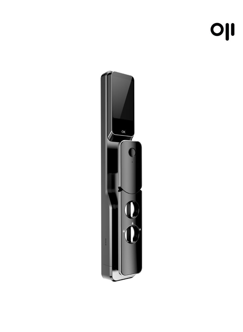 أوجي سمارت Oji FaceLock Vision Smart Lock with Facial Recognition, Palm-Vein Recognition, Fingerprint, RFID, PIN Code, or Mechanical Key, HD Video Door Viewer, Oji Smart App Control, Access Management - Image 5