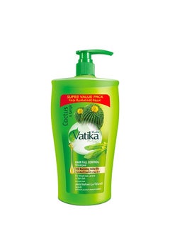 Vatika Naturals Hair Fall Control Shampoo - Enriched with Cactus and Gergir - For Weak Hair - 1000ml