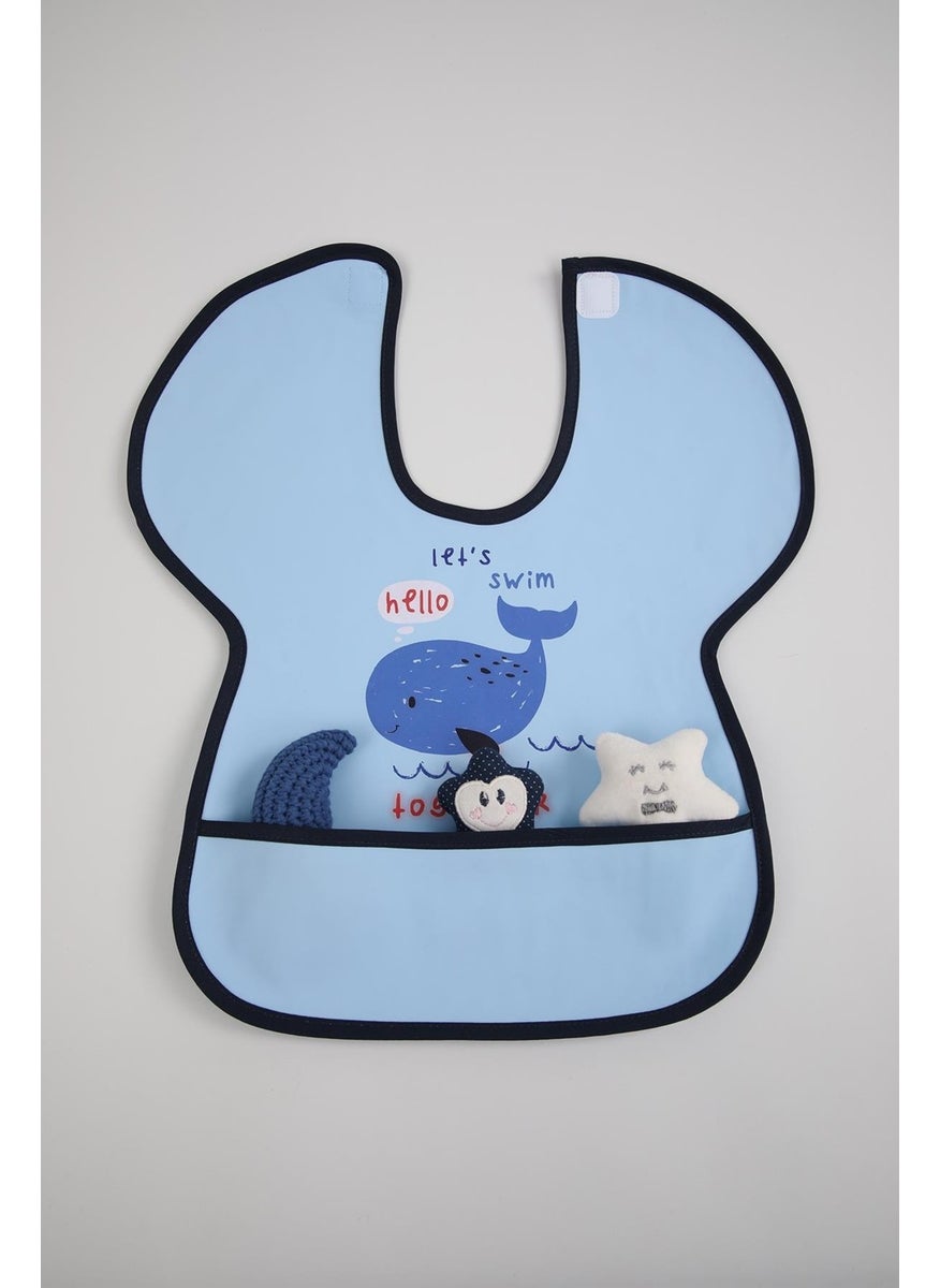 Baby Hola Pocketed Sleeveless Activity Bib 1000  - Image 2