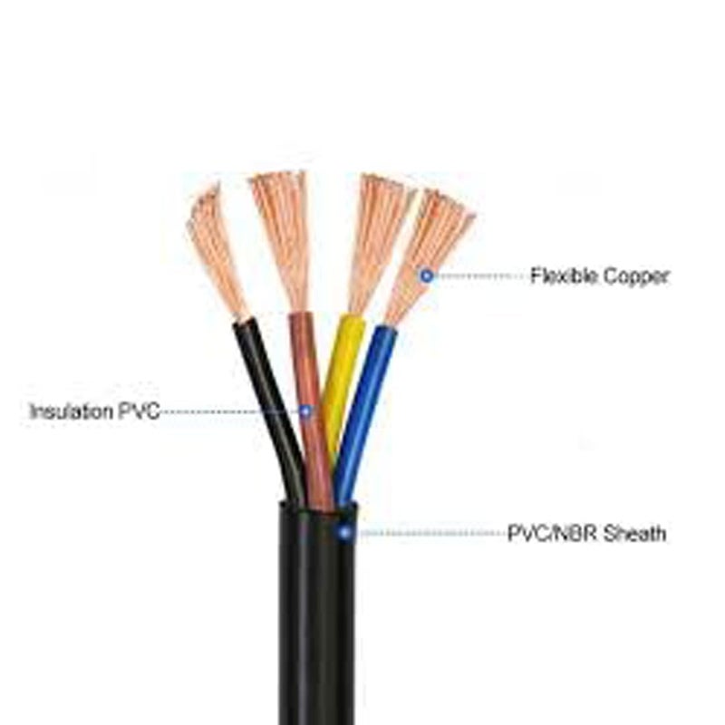 ELECTRRIUS كابل سلك نحاسي ELECTRRIUS بحجم 15 مم × 4 نواة بطول 10 متر - Image 3