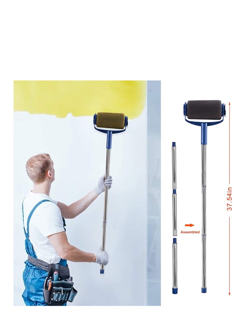 Barakah 9PCS Universal Paint Roller Kit, Applicator for Painting Walls and Ceilings,DIY Wall Printing Brush Kit with Paint Runner Pro Brush - Image 5