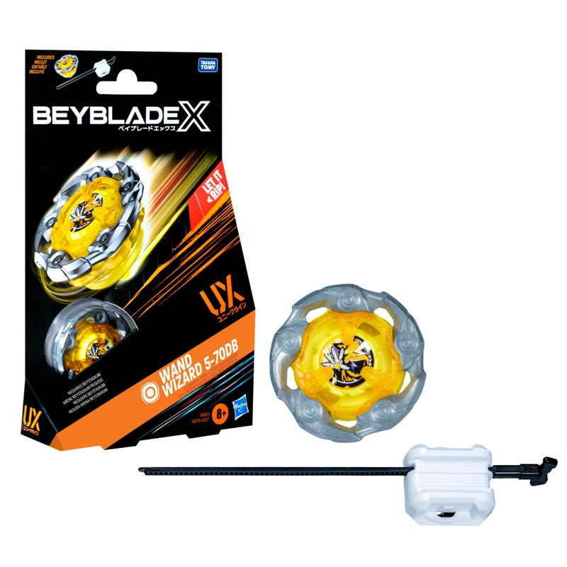 Beyblade X Wand Wizard 570DB UX Starter Pack Set with Stamina Type Top and Launcher Authentic Takara Tomy Battle Tops GamesToys for Boys and Girls 8 - Image 2