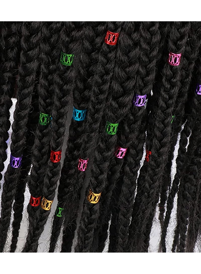 أوريتي 100 قطعة من خرزات دريدلوك الألومنيوم المعدنية - Image 4