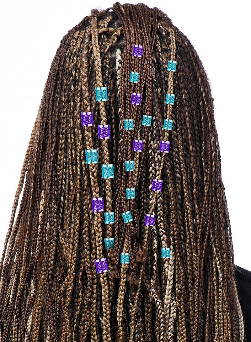 أوريتي 100 قطعة من خرزات دريدلوك الألومنيوم المعدنية - Image 2