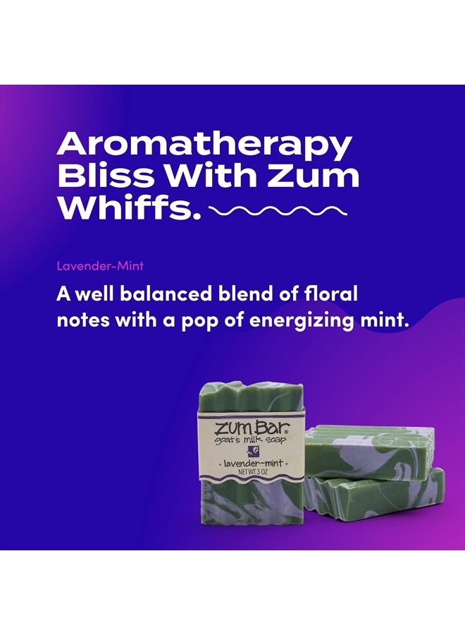 Indigo Wild Zum Bar Goat's Milk Soap - Lavender-Mint - 3 oz (3 Pack) - Image 3