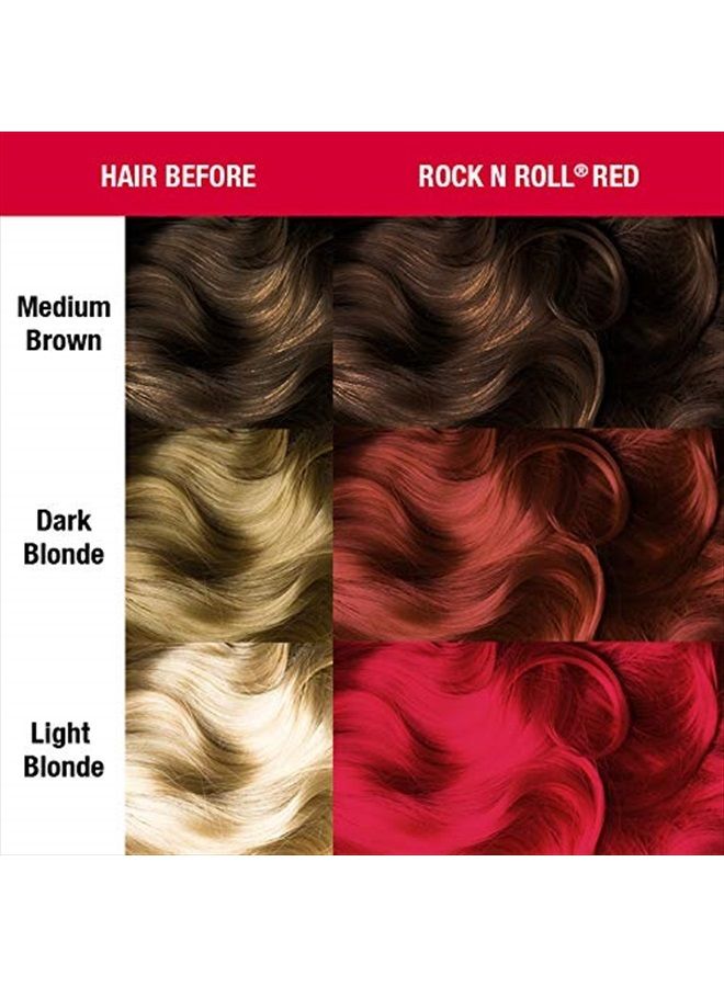Manic Panic Rock N Roll Red Hair Dye - Classic High Voltage - Semi Permanent Warm, Vibrant Red Hair Color - Vegan, PPD And Ammonia-free (4oz) - Image 4