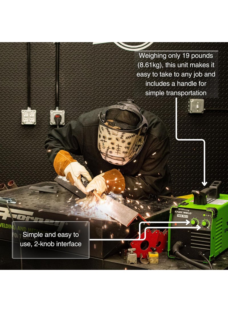 Forney FORNEY Easy Weld 140 Amp 120Volt FluxCored Wire Feed Welder No Gas Needed  - Image 4