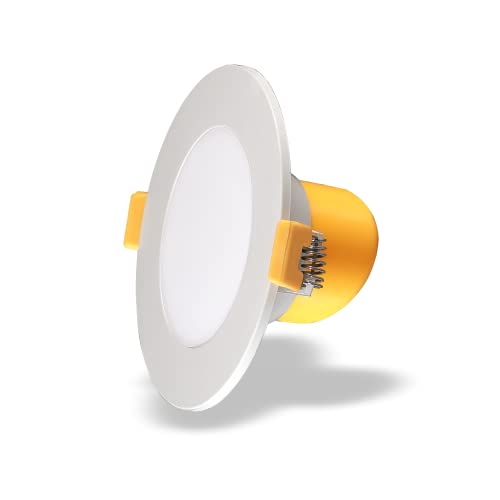 Surya Accent Surya 6W Moon PRO LED DOWNLIGHTER, Recessed LED Downlight for Ceiling, LED Ceiling Light for Home & Hall, White, Medium, (Pack of 1) - Image 1