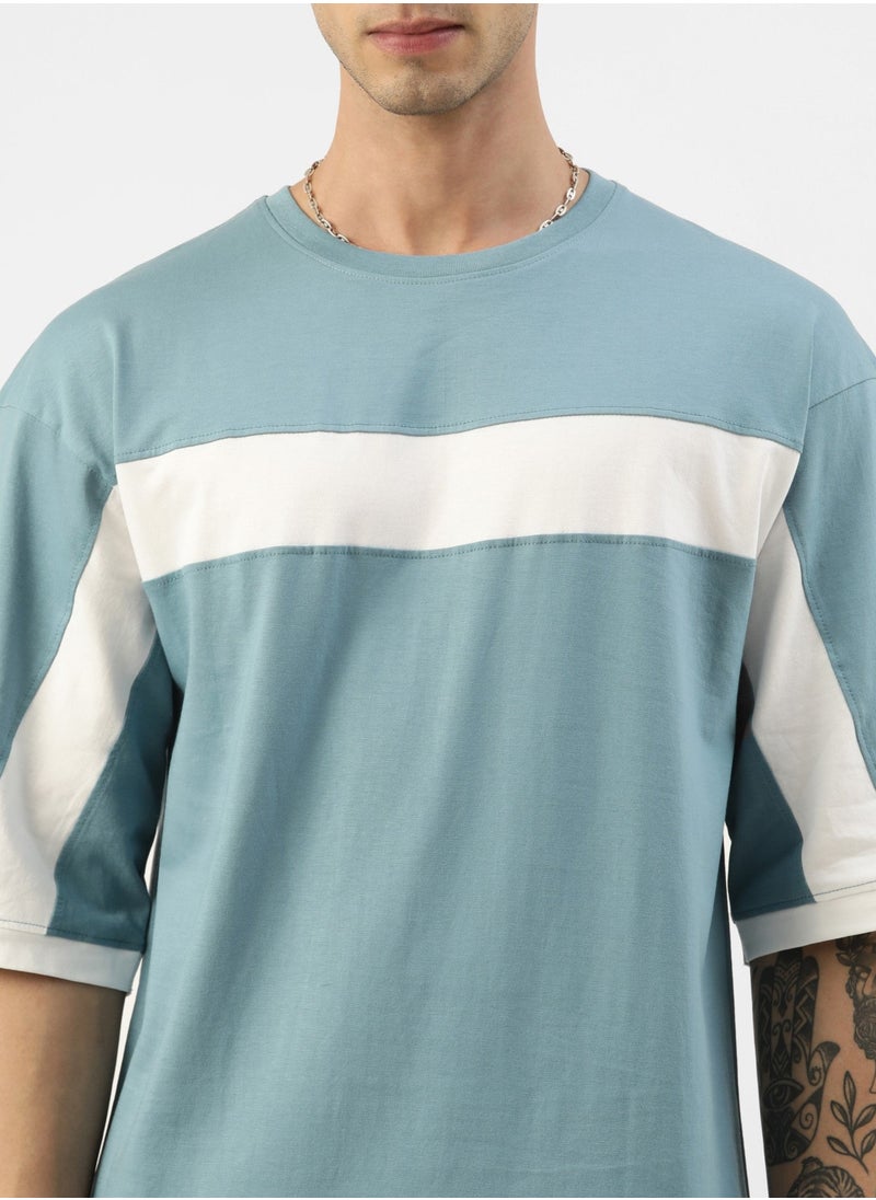 Men Half sleeve Round Neck Blue Cotton T-shirt - pzsku/Z34ED5FB73A080A7E7CC5Z/45/_/1738928834/e53566b0-fcbc-48f6-833b-e069a59bd505