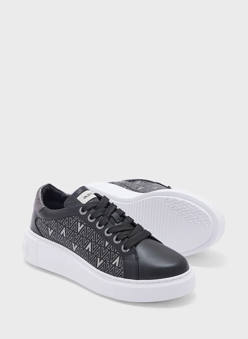 VALENTINO BY MARIO VALENTINO Lace Up Low Top Sneakers