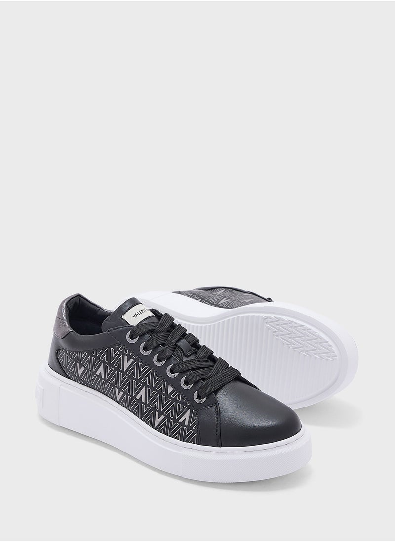 VALENTINO BY MARIO VALENTINO Lace Up Low Top Sneakers  - Image 3