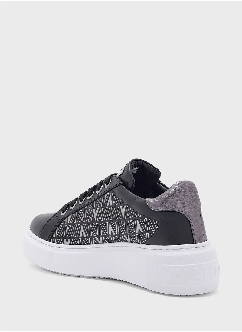 VALENTINO BY MARIO VALENTINO Lace Up Low Top Sneakers