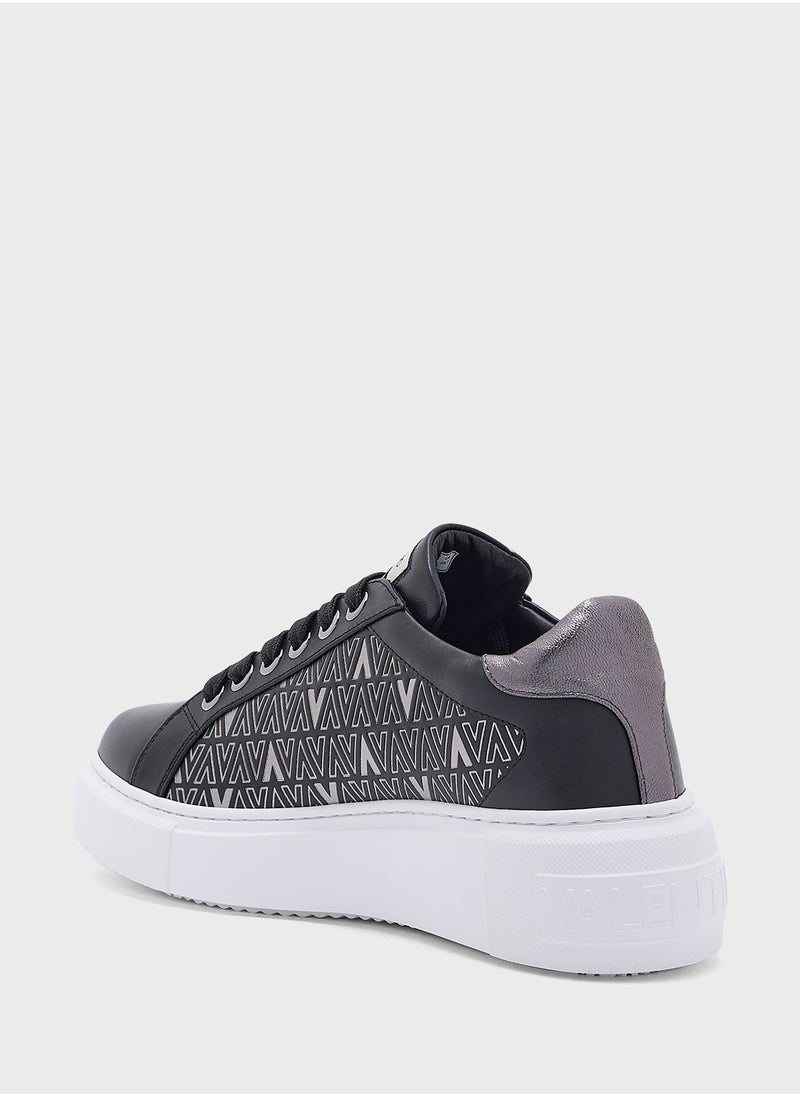 VALENTINO BY MARIO VALENTINO Lace Up Low Top Sneakers  - Image 2
