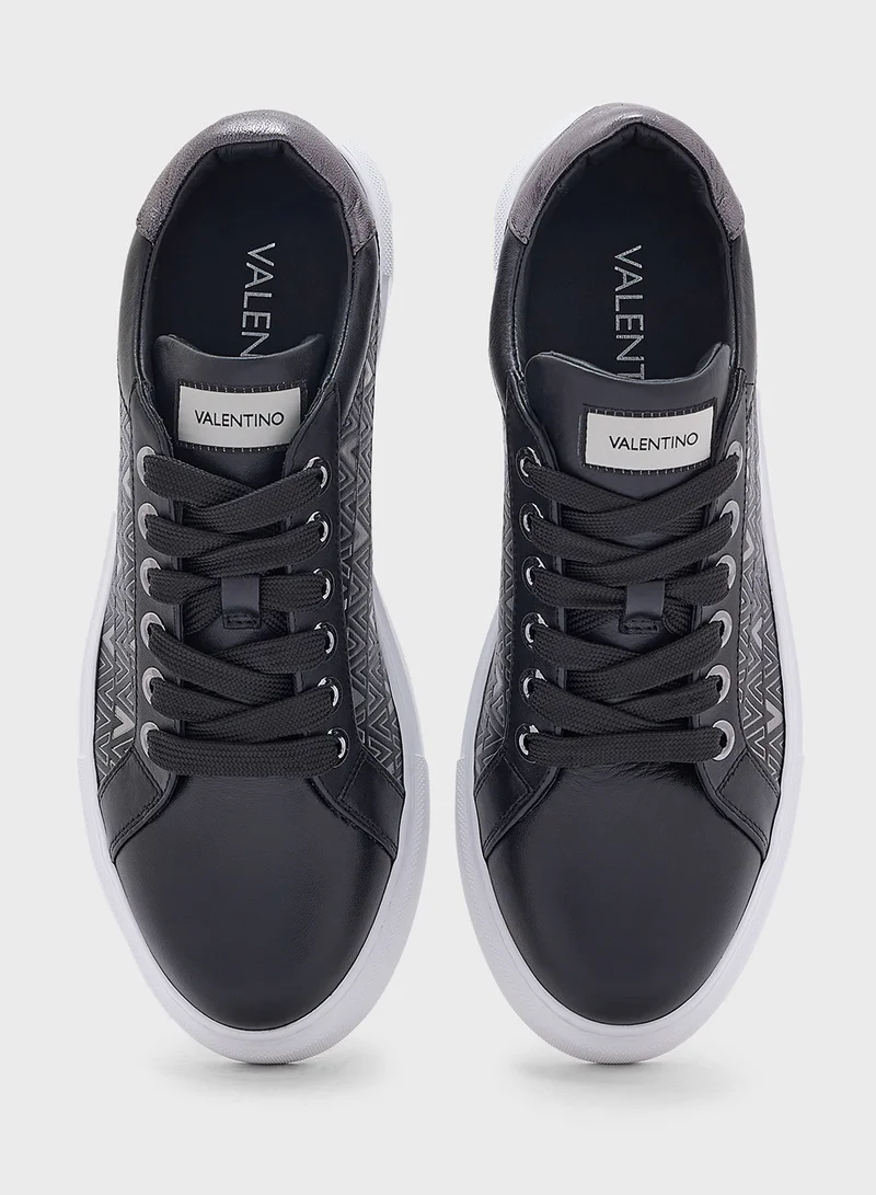 VALENTINO BY MARIO VALENTINO Lace Up Low Top Sneakers